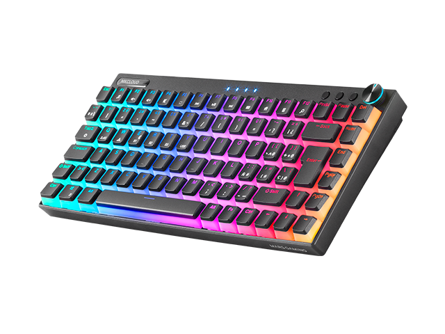 Clavier Gamer mécanique Mars Gaming (Outemu Blue Switch) - MKXTKL RGB (Noir)