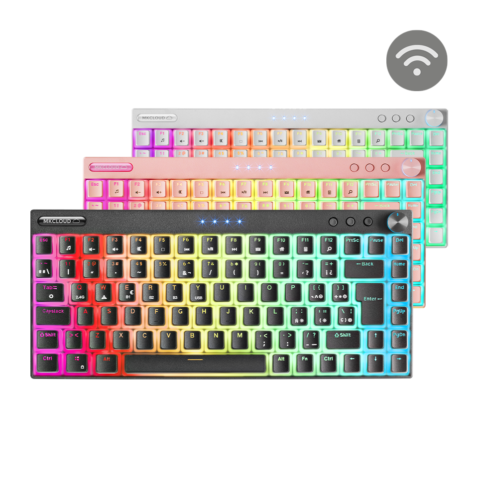 Mars Gaming MK220W clavier USB AZERTY Français Blanc - Mars Gaming