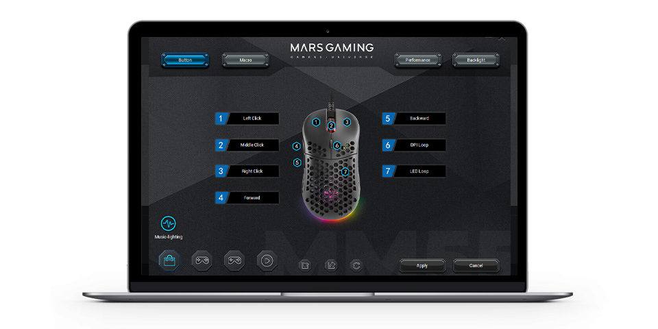 MARSGAMING Filaire MM55W Blanc, Souris Gaming RGB Chroma, Ultra-légère 55g,  12800 DPI, Switches Mécaniques HUANO : : Jeux vidéo