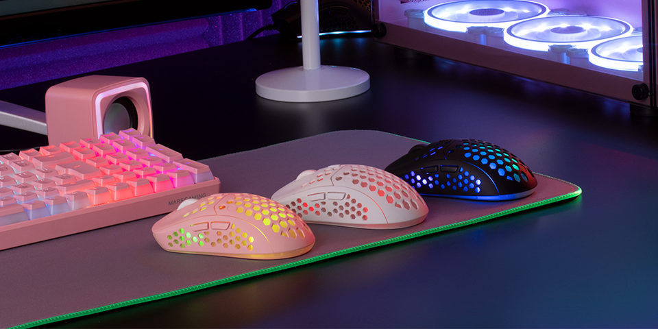 DISEÑO ULTRALIGERO HIVE CON RGB FLOW