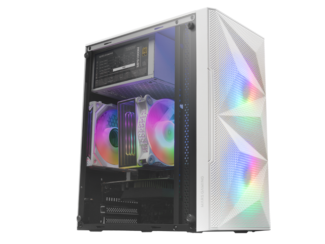 Boîtier Mars Gaming MCMESH Micro-ATX Case, Ultra-Cooling - SpaceNet