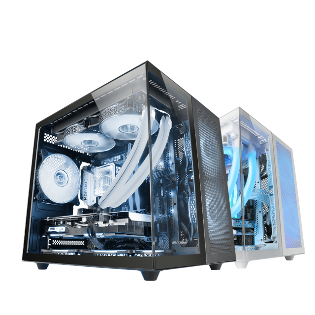 ATX Gaming Case with Double Magnetic Mesh and Fixed RGB Fans MC-MAG