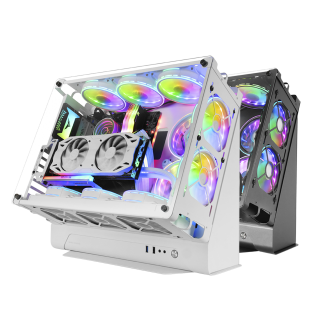 Mars Gaming MCMESH Noir - Boîtier PC Gaming Micro ATX - Total Mesh Design -  3x Ventilateur FRGB - Cdiscount Informatique