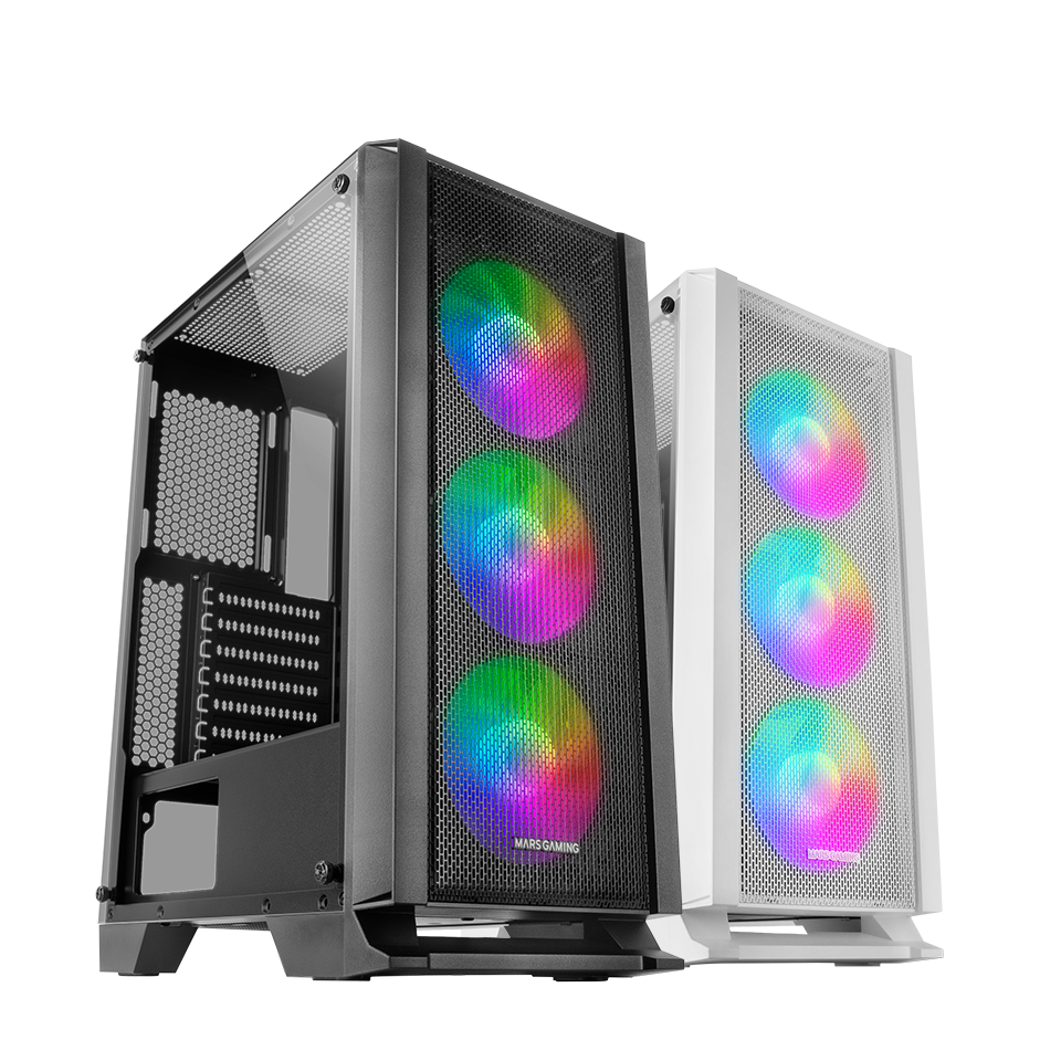 Mars Gaming - Support Ventilé MNBC6 RGB jusqu'au écran 17