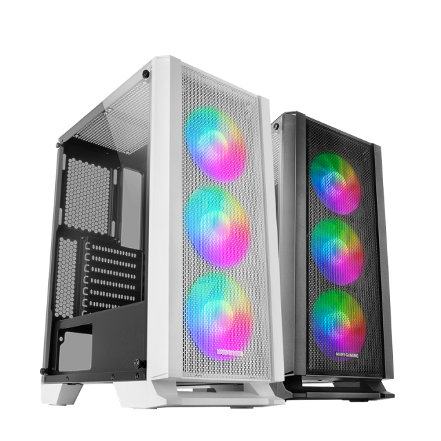 Mars Gaming MCM, boîtier PC Micro ATX, compact, 16 modes RGB, Ventilateur 8  cm Noir : : Jeux vidéo