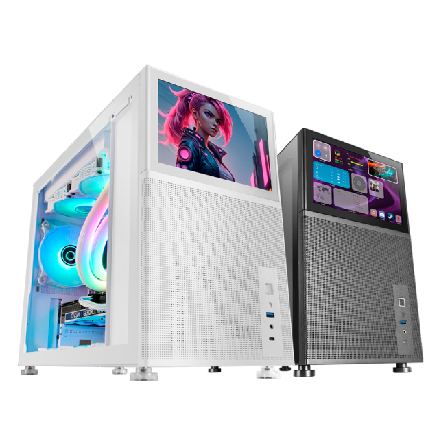 MC-LCD CASE MINI TOWER PREMIUM