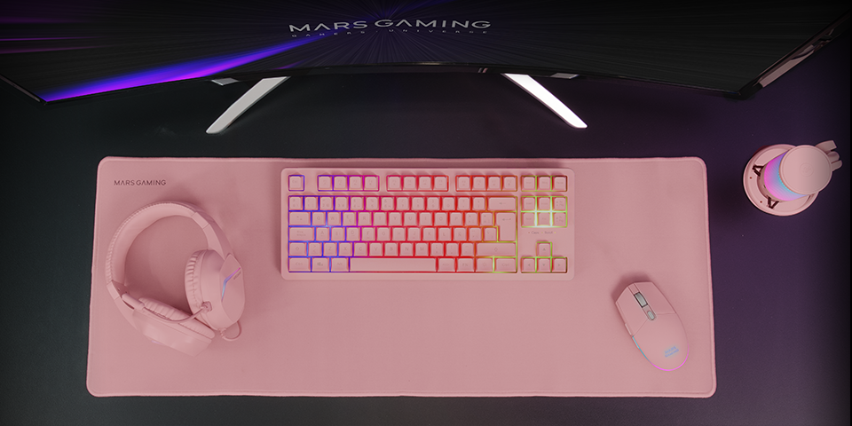 Pack Teclado-mouse-pad-headset Mars Gaming Mrcp1 Kit 4 En 1