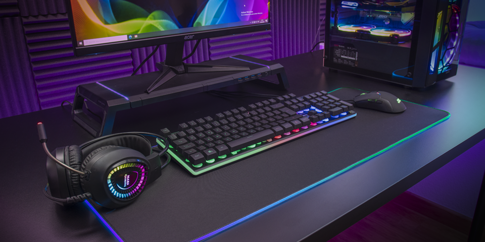 Pack Gamer 2en1 (Clavier/Souris) Mars Gaming MCP100 RGB - MABOX -  Informatique