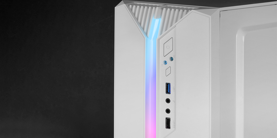 Mars Gaming MC-S1 Blanc, Boîtier PC Gaming Compact Micro-ATX, Éclairage  ARGB 12 Modes, Ventilateur FRGB, Fenêtre Latérale Complète : :  Informatique