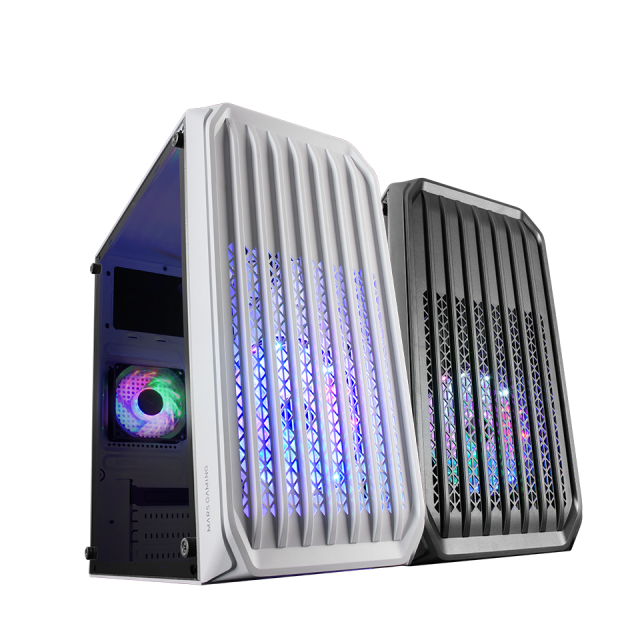 Mars Gaming Mc61, Micro-atx Compact Gaming Pc Box, 4 Fans Argb Chroma 12cm,  Double Tempered Glass Window, Remote Control, Black Or White - Computer  Cases & Towers - AliExpress