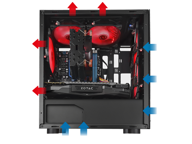 Intelligent air flow circuit