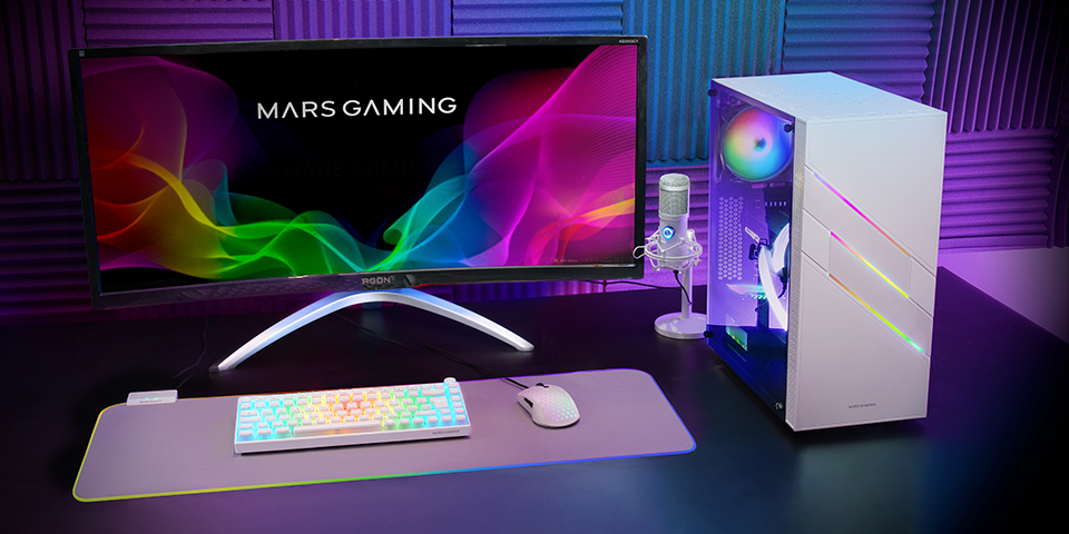 Mars Gaming caja MICRO-ATX MC300W WHITE desde 44,68 € - Entrega ase