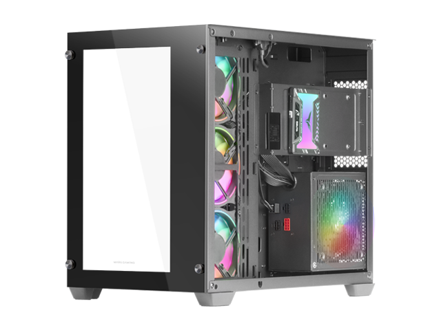 Mars Gaming MCV3 Blanc, Tour Gaming Custom XXL E-ATX, Fenêtre Verre Trempé  Avant et Latérale, Cadre Modulaire à Double Chambre : : Cuisine et  Maison