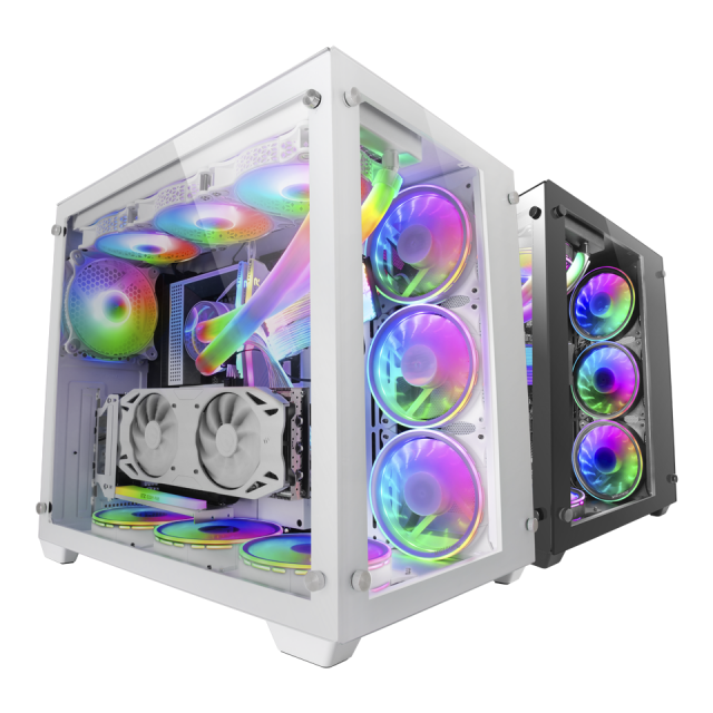 Boîtier Mars Gaming MCMESH Micro-ATX Case, Ultra-Cooling - SpaceNet