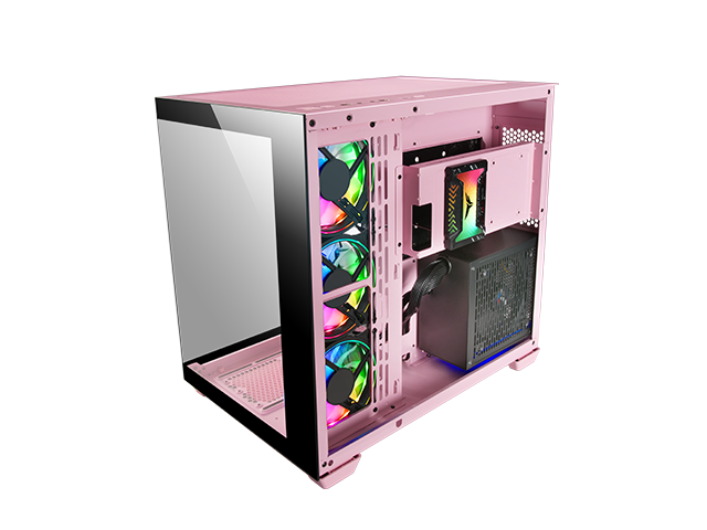 Mars Gaming MCB Blanc, Boîtier PC Gaming ATX XL, Custom Premium Edition,  Structure Modulaire Double Chambre