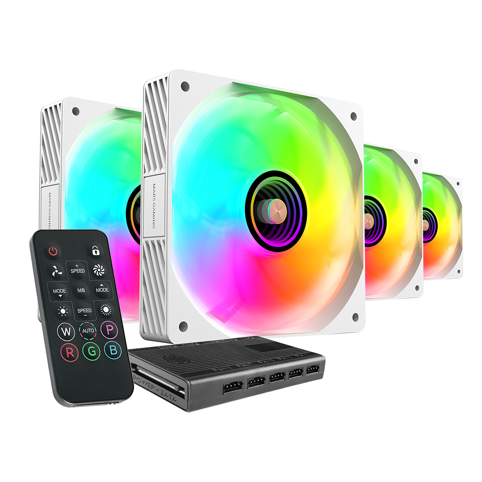 Kit Ventiladores ARGB MF-SI4KIT