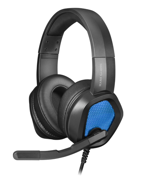 Mars Gaming Mh120, Cascos Gaming Superbas + Micro Flexible, Ultraligero,  Airtech