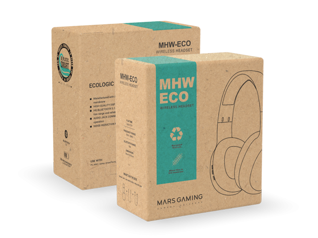 Auriculares Inalámbricos Ecológicos Mars Gaming MHW-ECO, Bluetooth