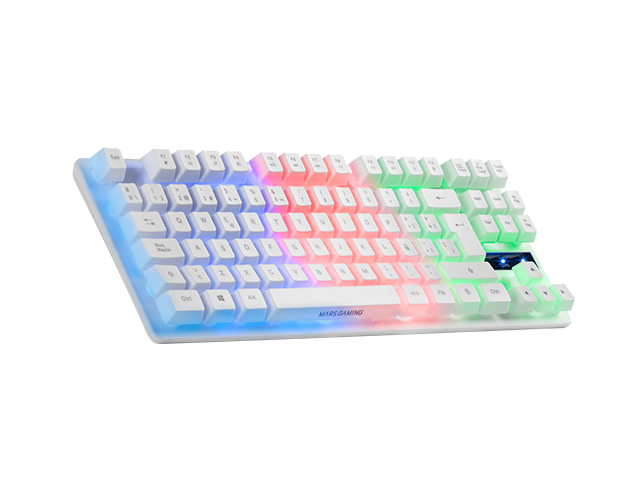 Mars Gaming MK220 - Clavier hybride - Blanc