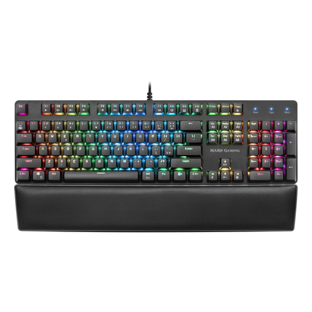 Clavier Gamer mécanique (Outemu Pro Blue) Mars Gaming MK Mini RGB (Blanc) à  prix bas