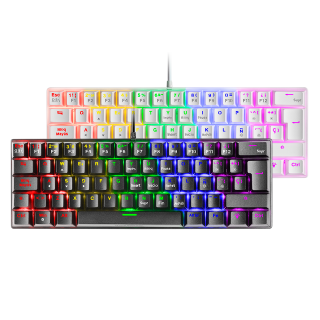 MARS GAMING Clavier Gamer MK023 RGB (Rose)