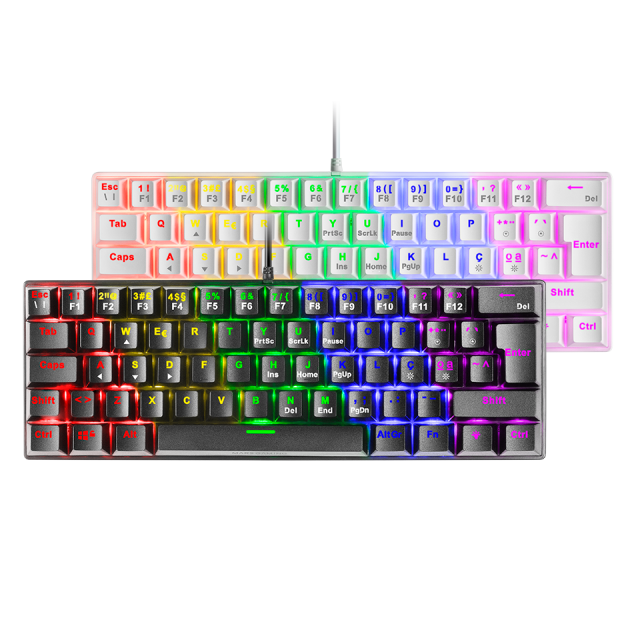 TECLADO GAMING MECÂNICO MK60