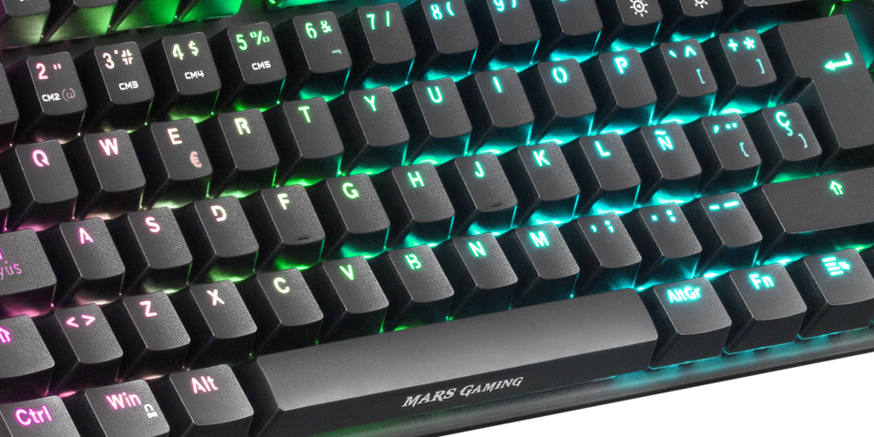 Clavier Mars Gaming Mkrevoprowbes Blanc