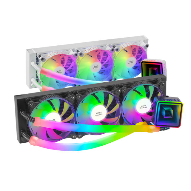 Ventilateur PC MARS GAMING Kit 2 Ventilateurs 120mm MF-PROX2 Blanc