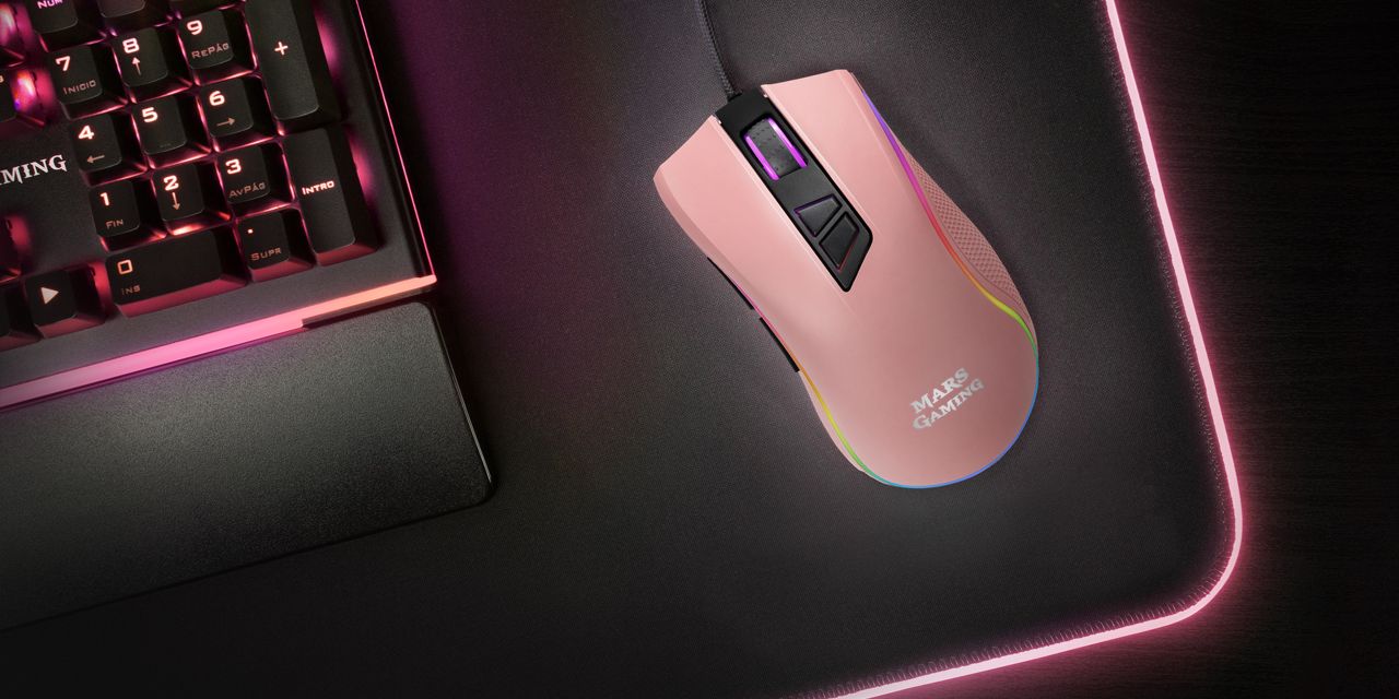 La revolución rosa llega a Mars Gaming con el ratón MM218PINK