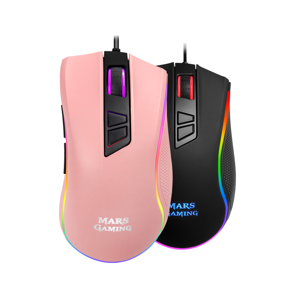 Mars gaming MMAX RGB Gaming Mouse Pink