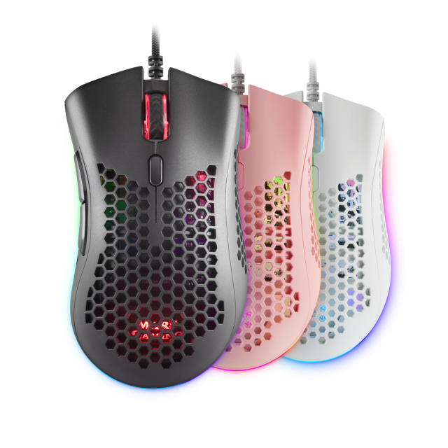 Souris sans fil Gamer Mars Gaming MMW2 RGB (Blanc) - JEFF MICRO