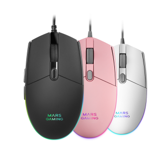 Souris Gaming Mars Gaming MMG Blanco