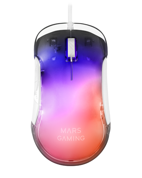 Souris Gamer Mars Gaming MMW3 Blanc - Setup Game