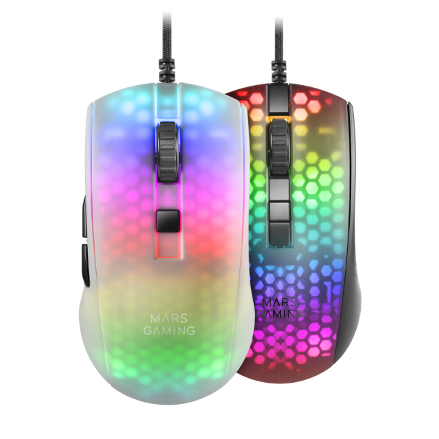 Souris filaire Gamer Mars Gaming MMG RGB (Blanc) - JEFF MICRO SERVICES