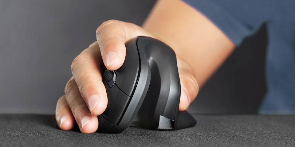 Mouse verticale senza filo Trust Verro Ergonomic su