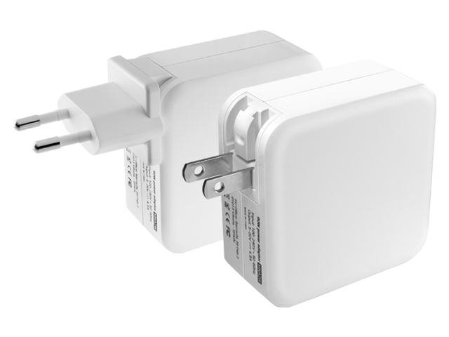 Dual connector with universal output voltage