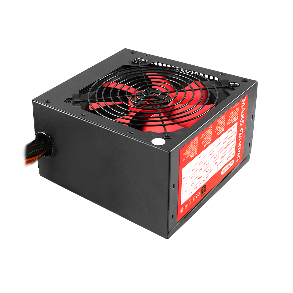 Alimentation silencieuse pour PC, 550W Mars Gaming